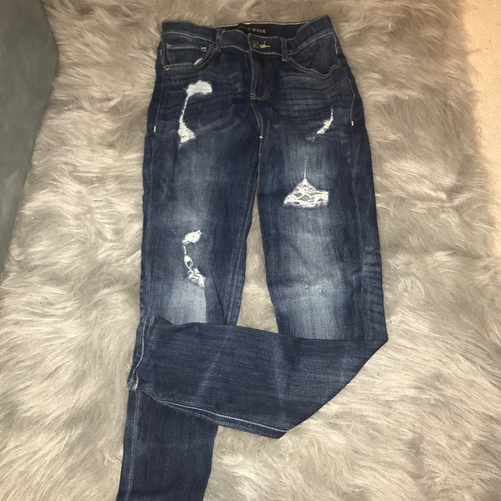 Express destructed jeans
